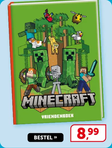 Promotie: Minecraft Vriendenboek