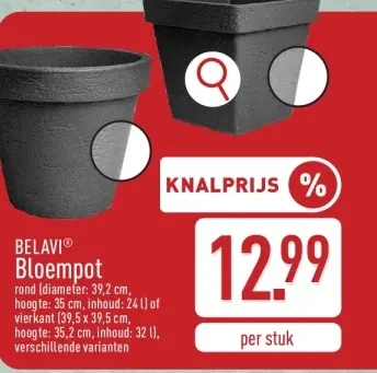 Promotie: Bloempot