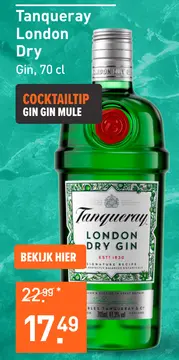 Aanbieding: Tanqueray London Dry