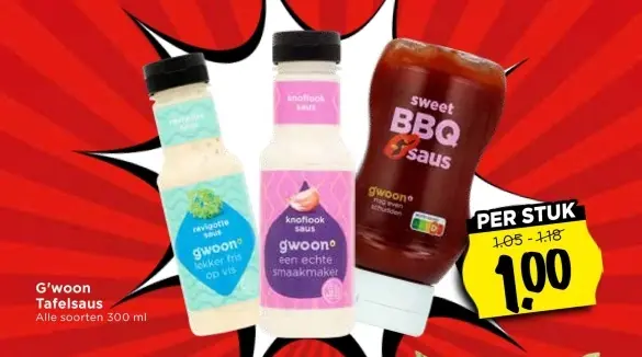 Aanbieding: Tafelsaus