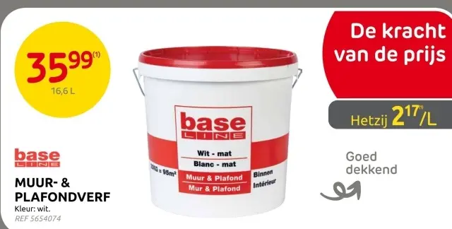 Promotie: Muur- & plafondverf