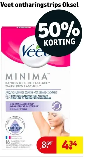 Aanbieding: Ontharingstrips Oksel