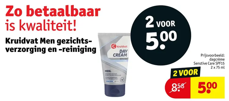 Aanbieding: Men gezichtsverzorging en -reiniging
