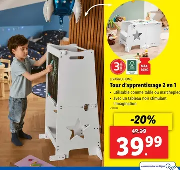 Offre: Tour d'apprentissage 2 en 1