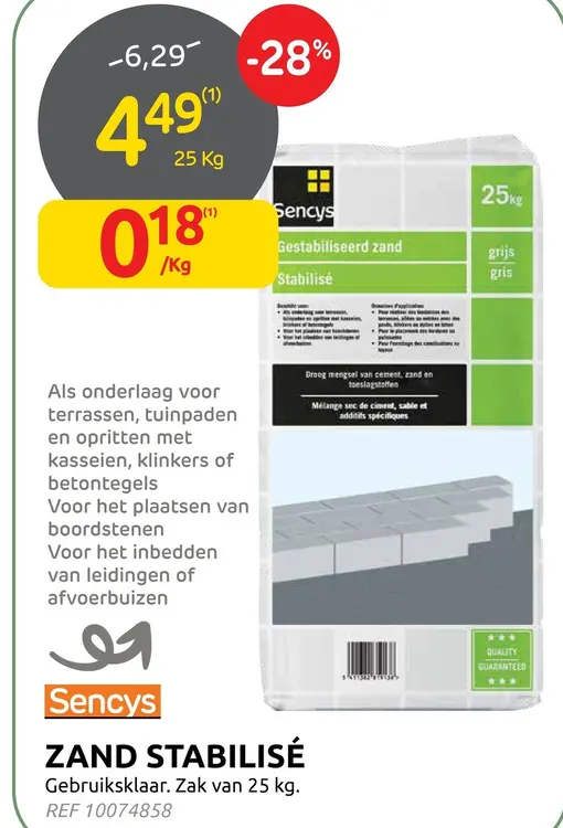 Promotie: Zand stabilisé