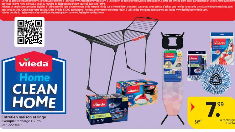 Offre: La recharge H2Pro