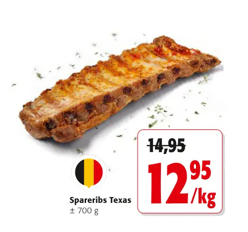 Promotie: Spareribs Texas