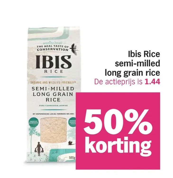 Aanbieding: Ibis Rice semi-milled long grain rice