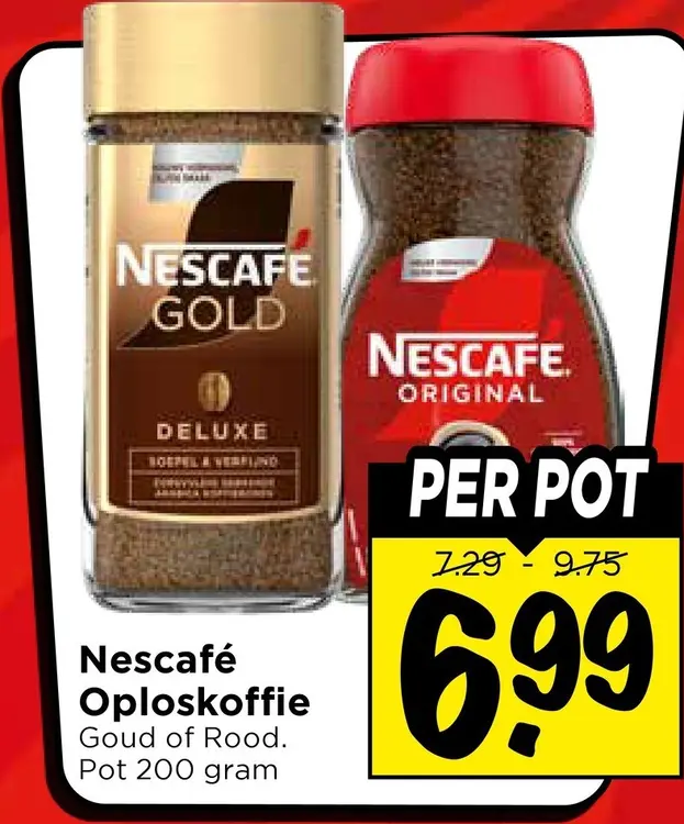 Aanbieding: Oploskoffie