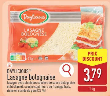 Offre: Lasagne bolognaise