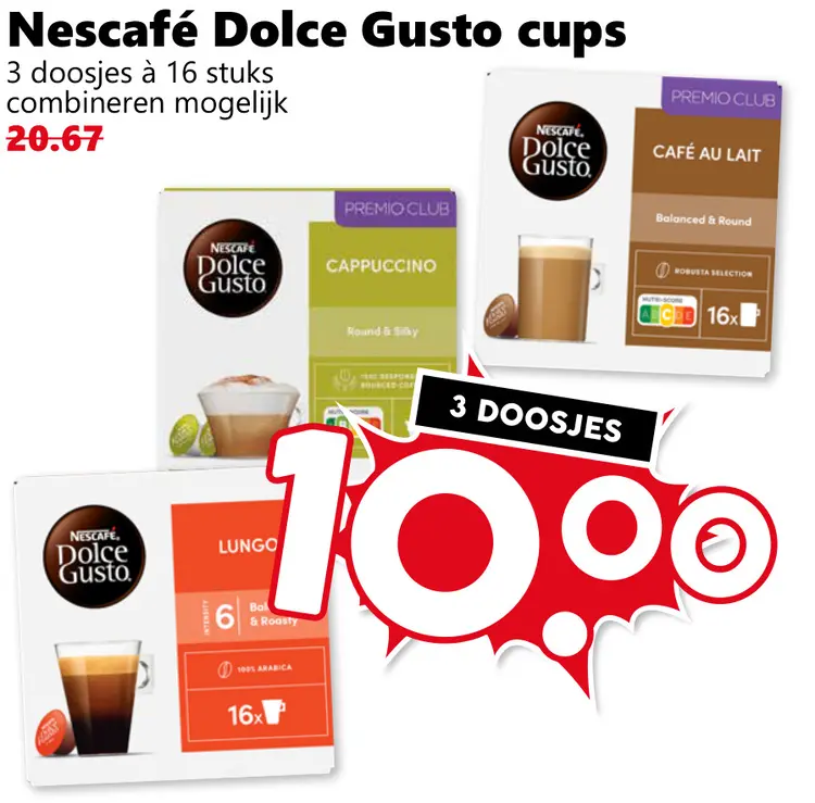 Aanbieding: Dolce Gusto cups
