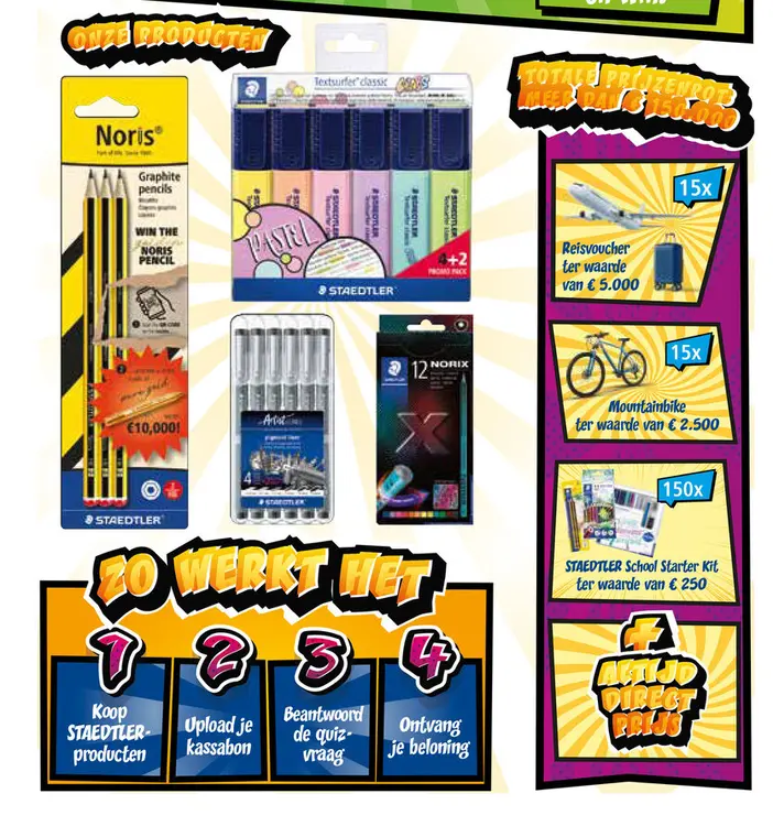 Promotie: Noris Graphite pencils