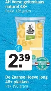 Aanbieding: geitenkaas naturel 48+