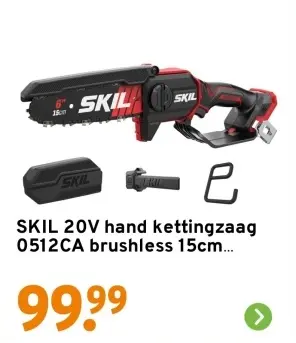Aanbieding: Hand kettingzaag 0512CA brushless 15cm