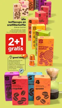 Aanbieding: Koffiecups en snelfilterkoffie