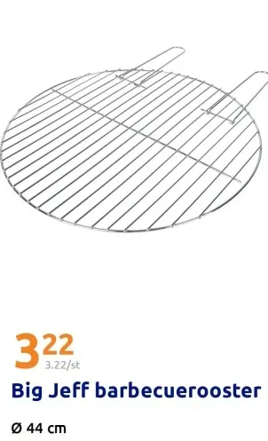 Promotie: Big Jeff barbecuerooster