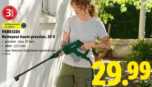 Offre: Nettoyeur haute pression, 20 V