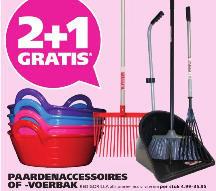 Aanbieding: Paardenaccessoires of -voerbak