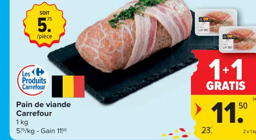 Offre: Pain de viande