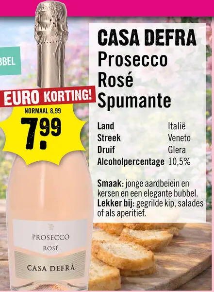 Aanbieding: Prosecco Rosé Spumante