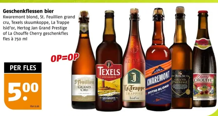 Aanbieding: Geschenkflessen bier