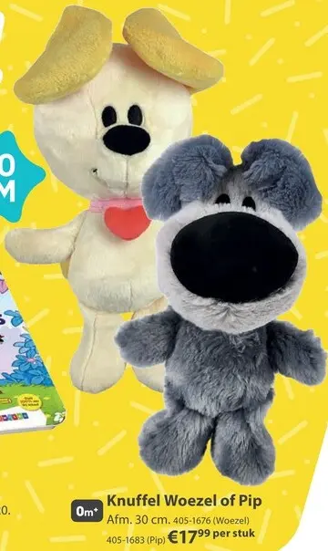 Aanbieding: Knuffel Woezel of Pip