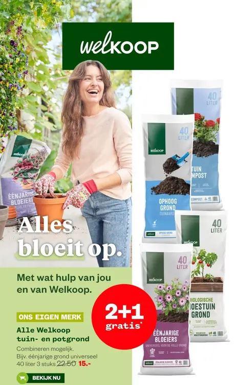 Aanbieding: Alle Welkoop tuin- en potgrond