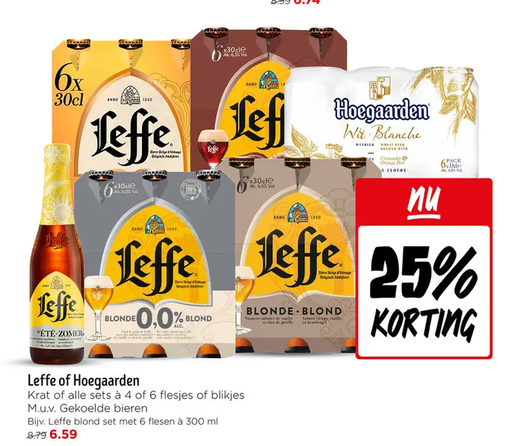 Aanbieding: Leffe of Hoegaarden