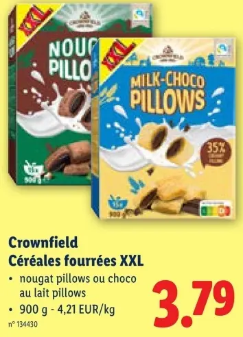 Offre: Céréales fourrées XXL