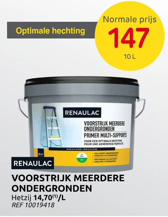Promotie: Voorstrijk meerdere ondergronden primer multi