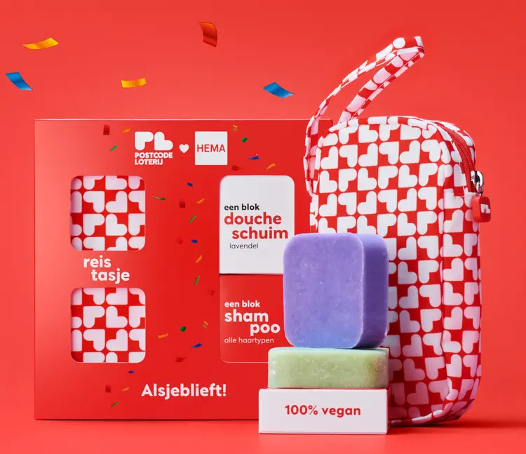 Aanbieding: Reistasje, Doucheschuim en Shampoo