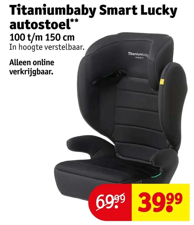 Aanbieding: Titaniumbaby Smart Lucky autostoel