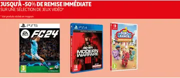 Offre: Sélection de jeux vidéo