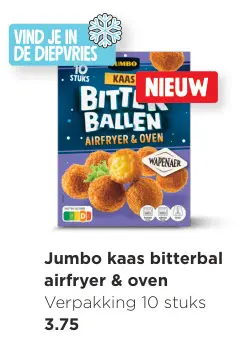 Aanbieding: Jumbo kaas bitterbal airfryer & oven