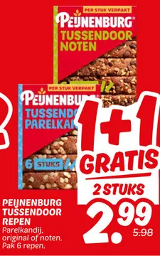 Aanbieding: Peijnenburg tussendoor repen