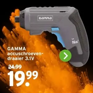 Aanbieding: accuschroevendraaier