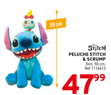 Offre: PELUCHE STITCH & SCRUMP