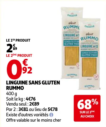 Offre: Linguine sans gluten