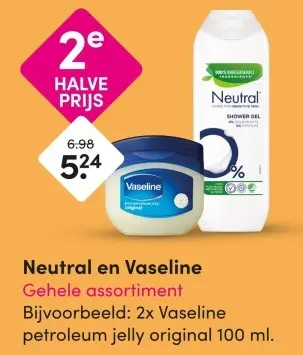 Aanbieding: Neutral en Vaseline