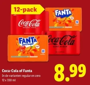 Aanbieding: Coca-Cola of Fanta