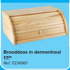 Promotie: Brooddoos in dennenhout