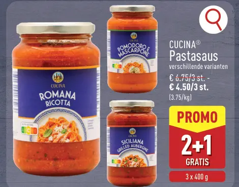 Promotie: Pastasaus