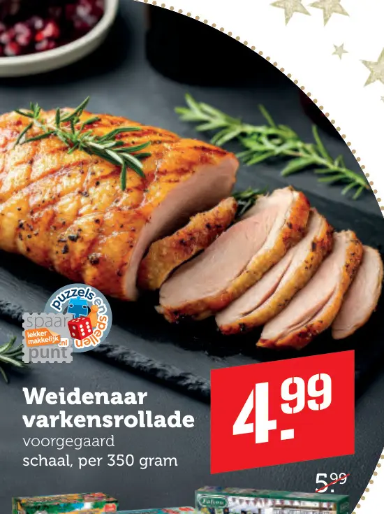 Aanbieding: Weidenaar varkensrollade