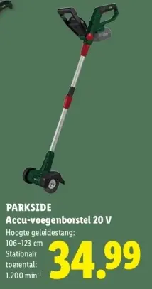 Aanbieding: Accu-voegenborstel 20 V