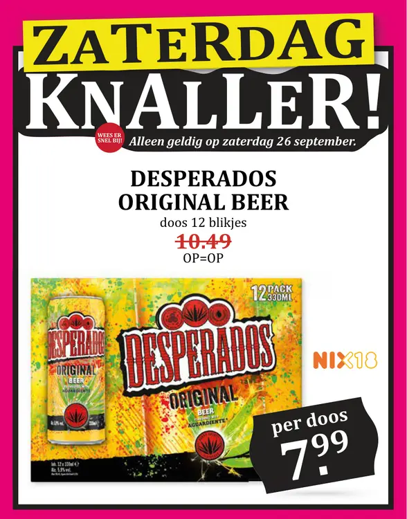 Aanbieding: Desperados Original Beer