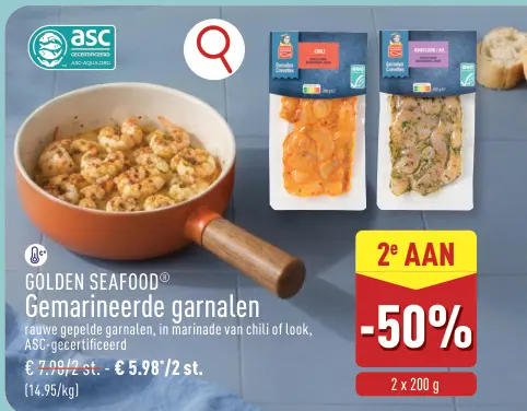 Promotie: Gemarineerde garnalen