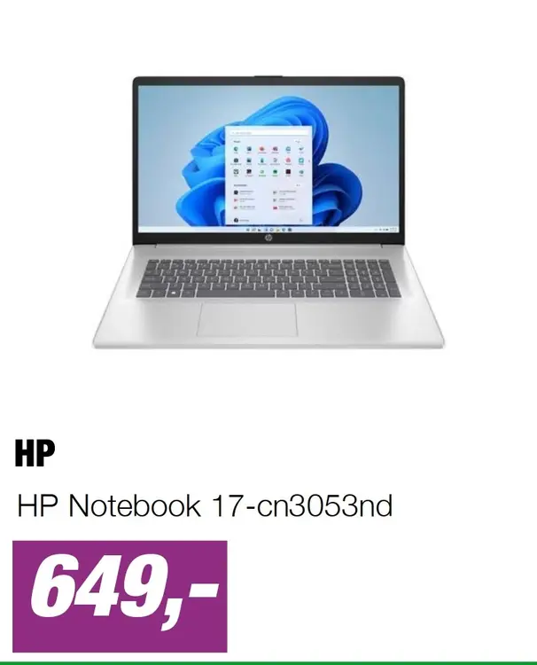 Aanbieding: HP Notebook 17-cn3053nd