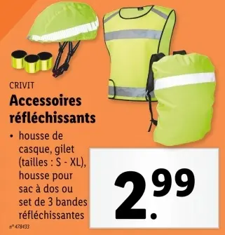 Offre: Accessoires réfléchissants