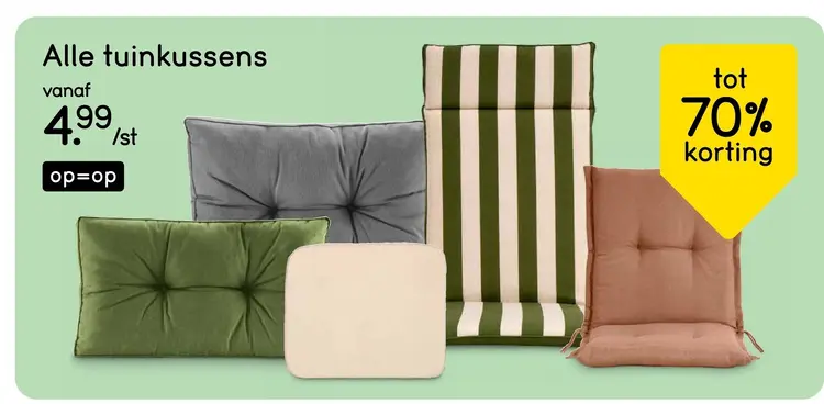Aanbieding: Alle tuinkussens