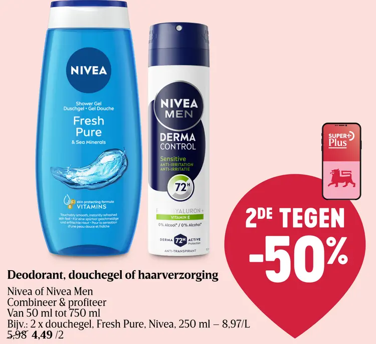 Promotie: Deodorant, douchegel of haarverzorging